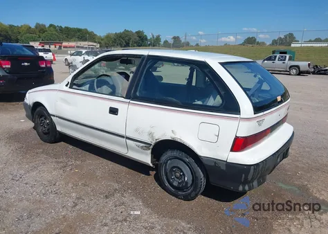 1993 Geo Metro z USA, uszkodzony, nr VIN 2C1MR2461P6753777